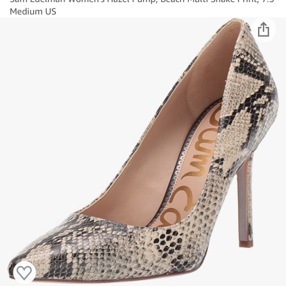 Sam Edelman Hazel pumps in snakeskin